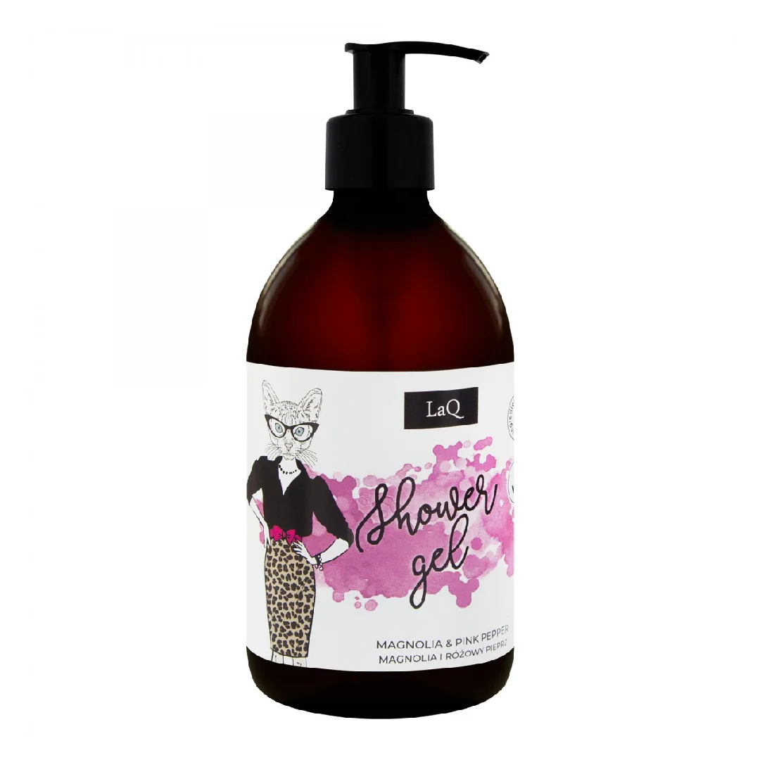 Gel De Dus Magnolie Si Piper Roz, 500 ML LaQ