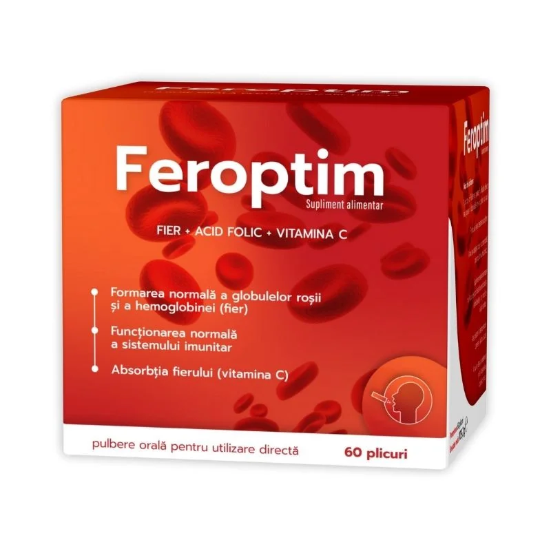 Feroptim, Zdrovit, 60 Plicuri