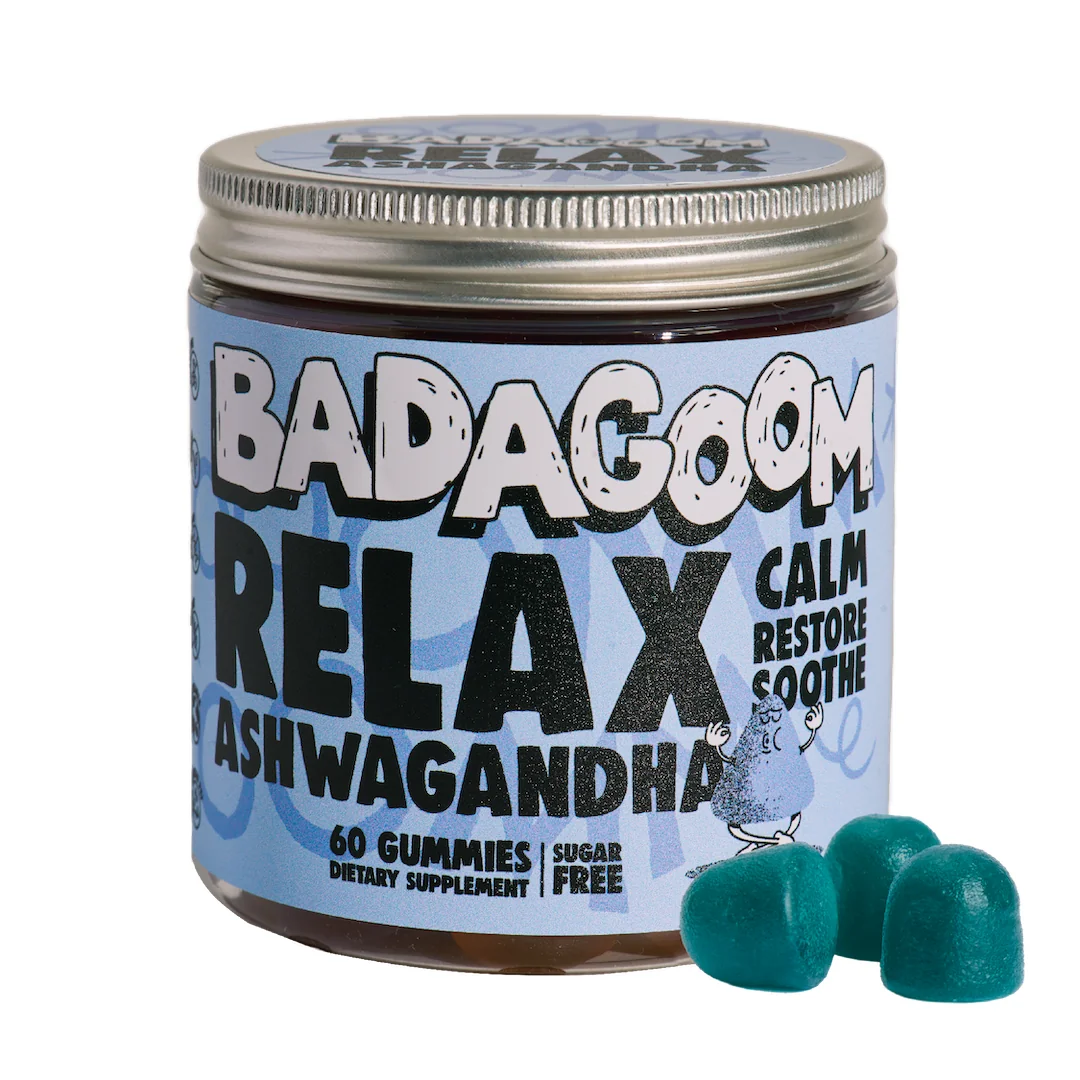 Relax Ashwagandha, 60 Drajeuri Gumate, Badagoom