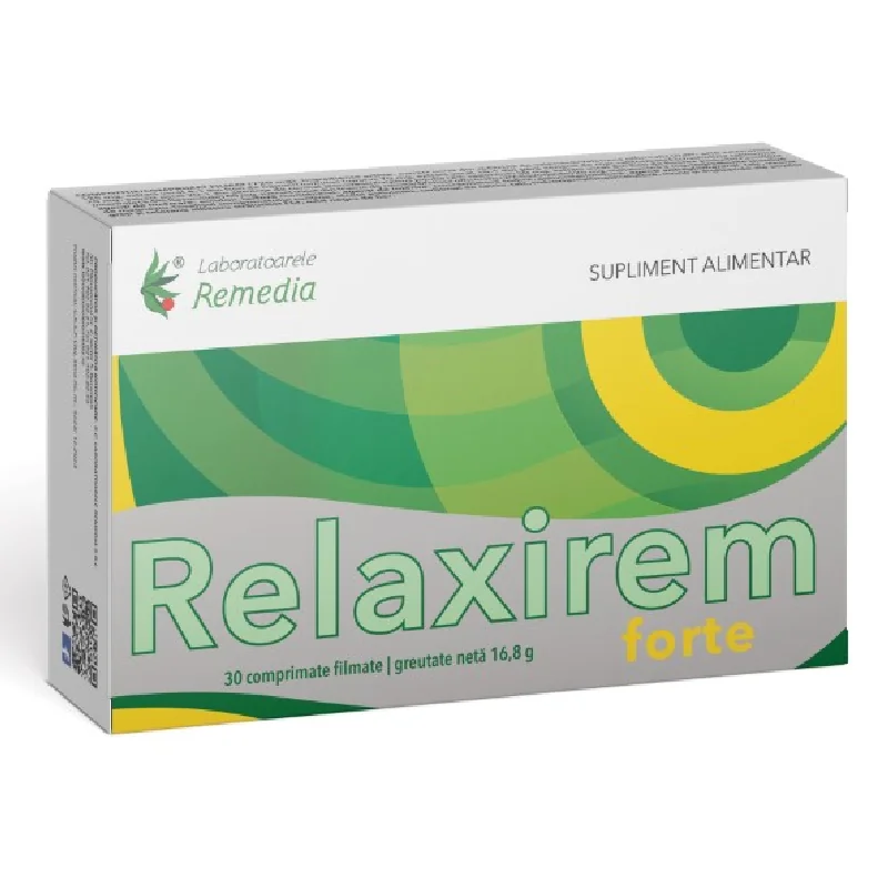 Relaxirem Forte 30 Comprimate, Remedia
