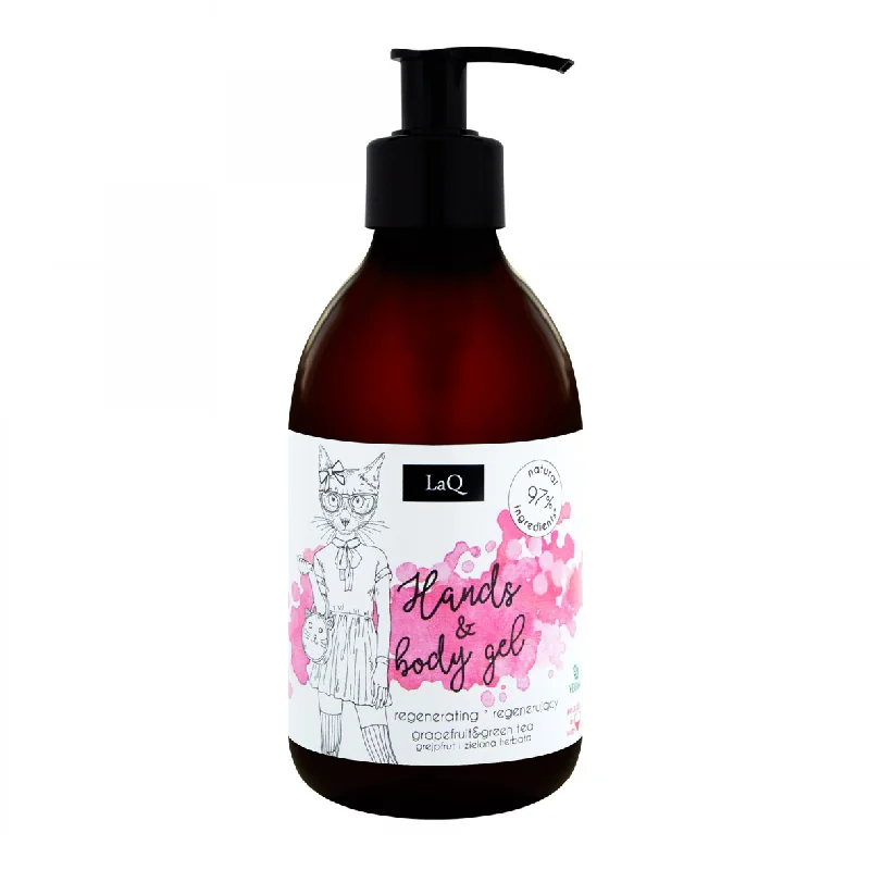Gel De Curatare Pentru Maini Si Corp, Grapefruit Si Ceai Verde, 300 Ml Laq