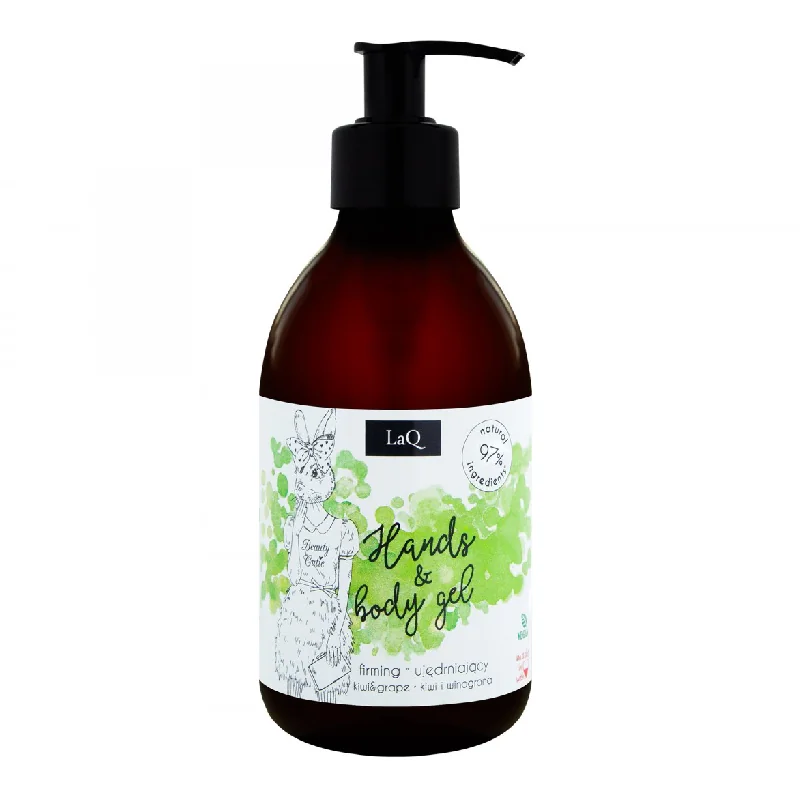 Gel De Curatare Pentru Maini Și Corp, Kiwi Și Struguri, 300 Ml Laq