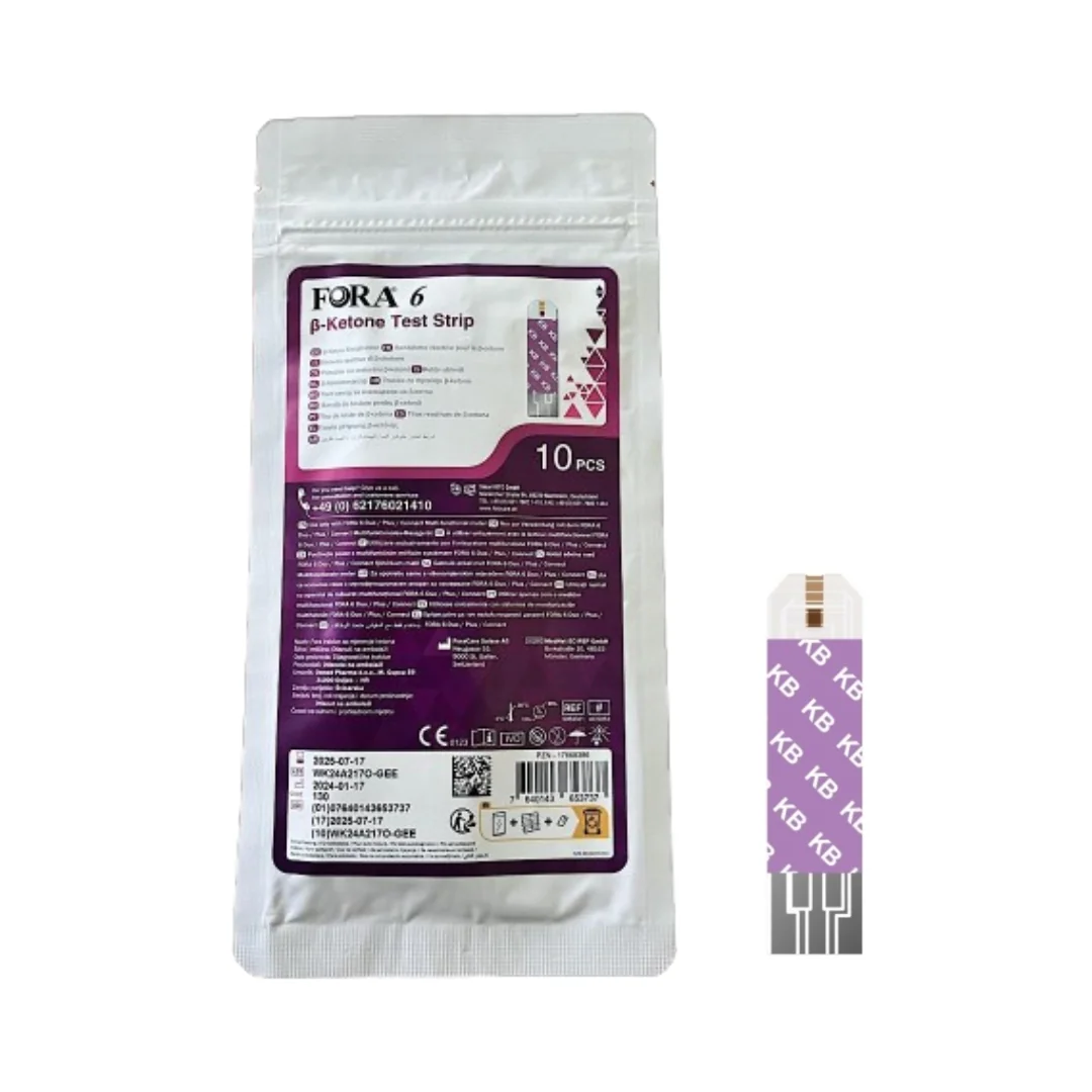 Teste 6 Beta-Cetone (Corpi Cetonici) Plic, 10 Bucăți, Fora
