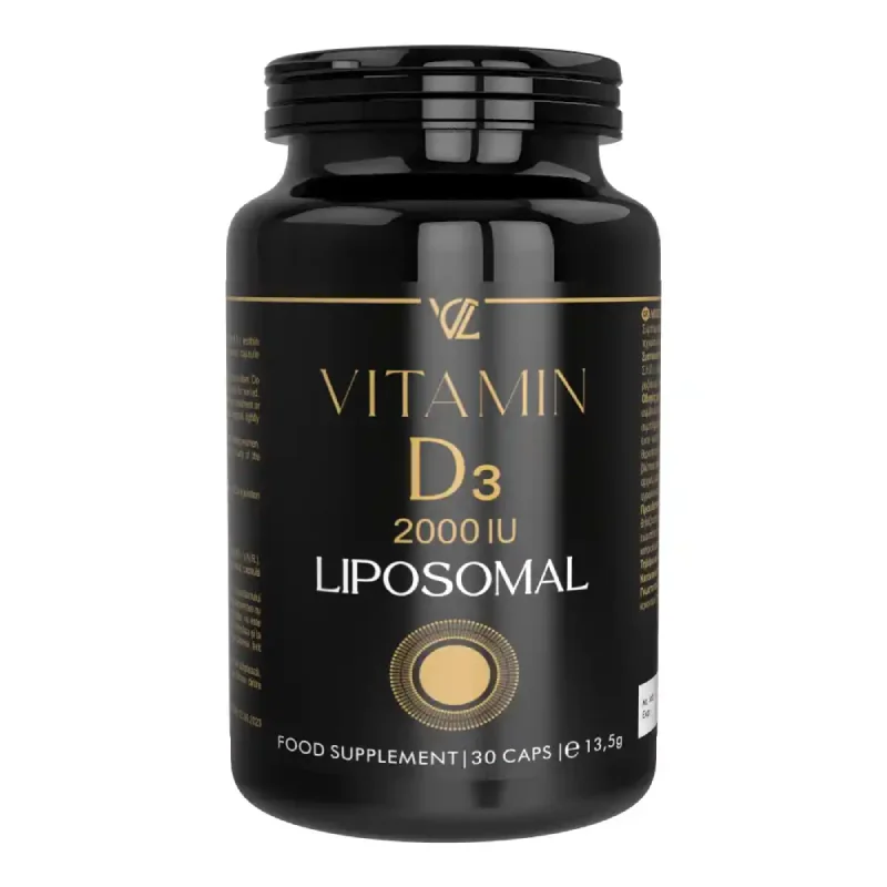 Vitamina D3 Liposomala, 2000 UI, 30 Capsule Vegetale, Vita Code Lab