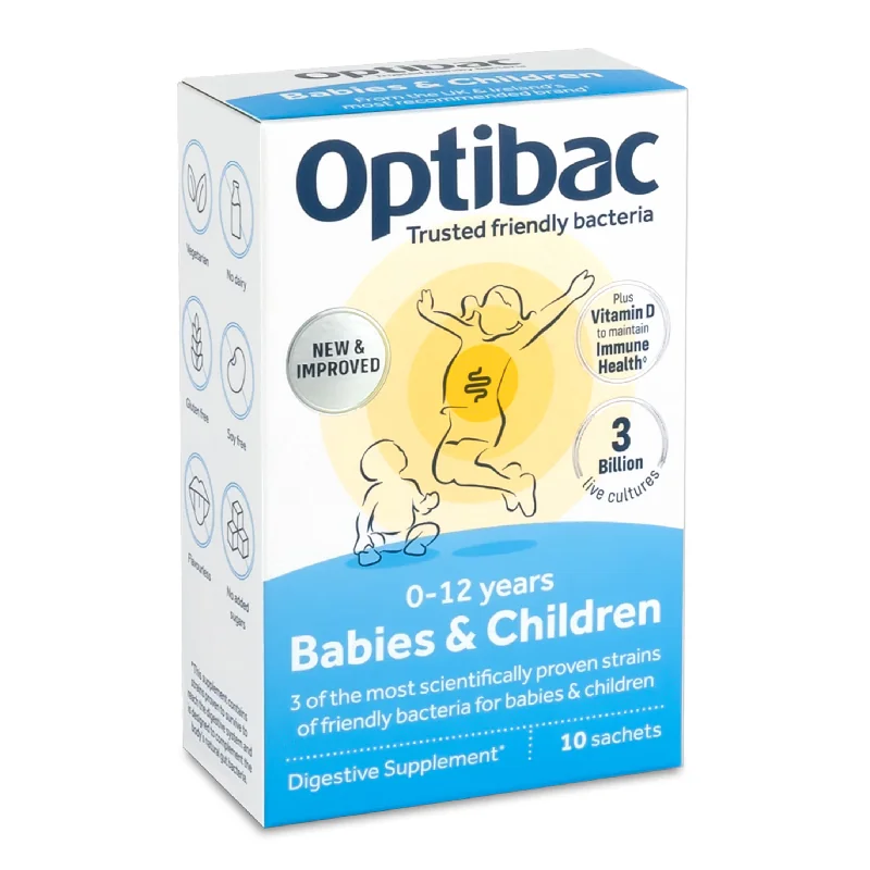 Probiotic Pentru Copii Și Sugari, 10 Plicuri, Optibac