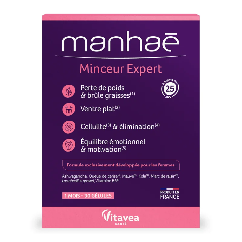 Minceur Expert, 30 Capsule Vegetale, Manhae