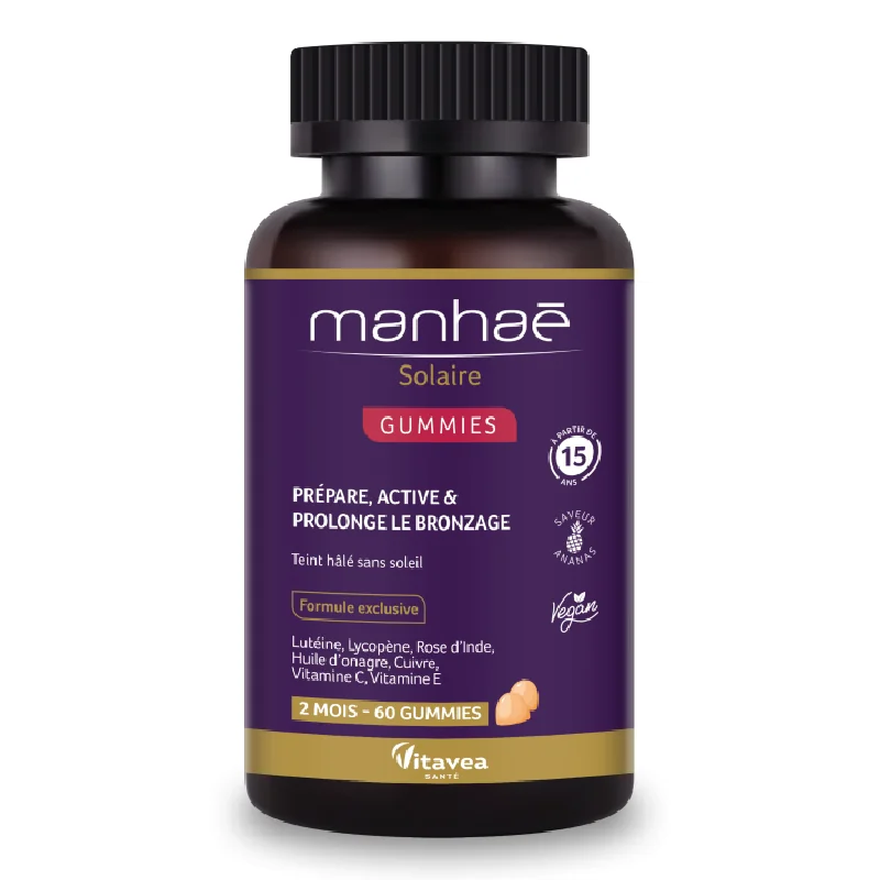 Solaire Gummies, 60 Jeleuri Gumate, Manhae