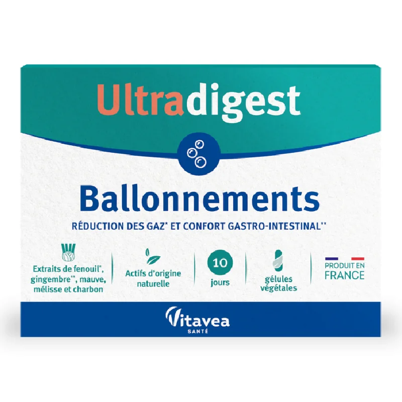 Probiotic Ballonnements Ultradigest, 30 Capsule, Vitavea