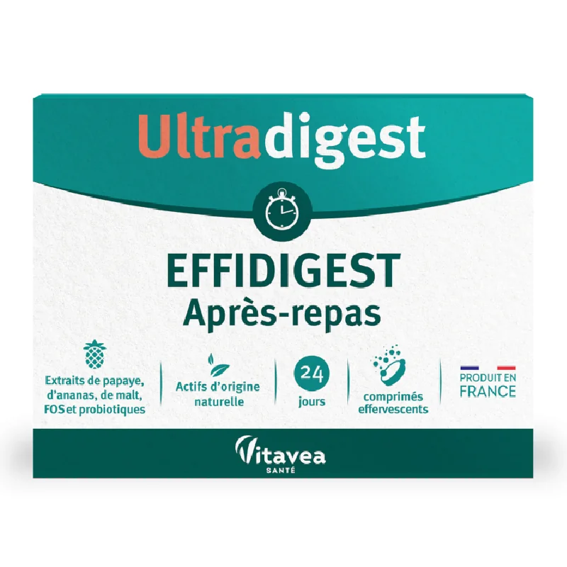Probiotic Apres-Repas Ultradigest, 24 Comprimate, Vitavea