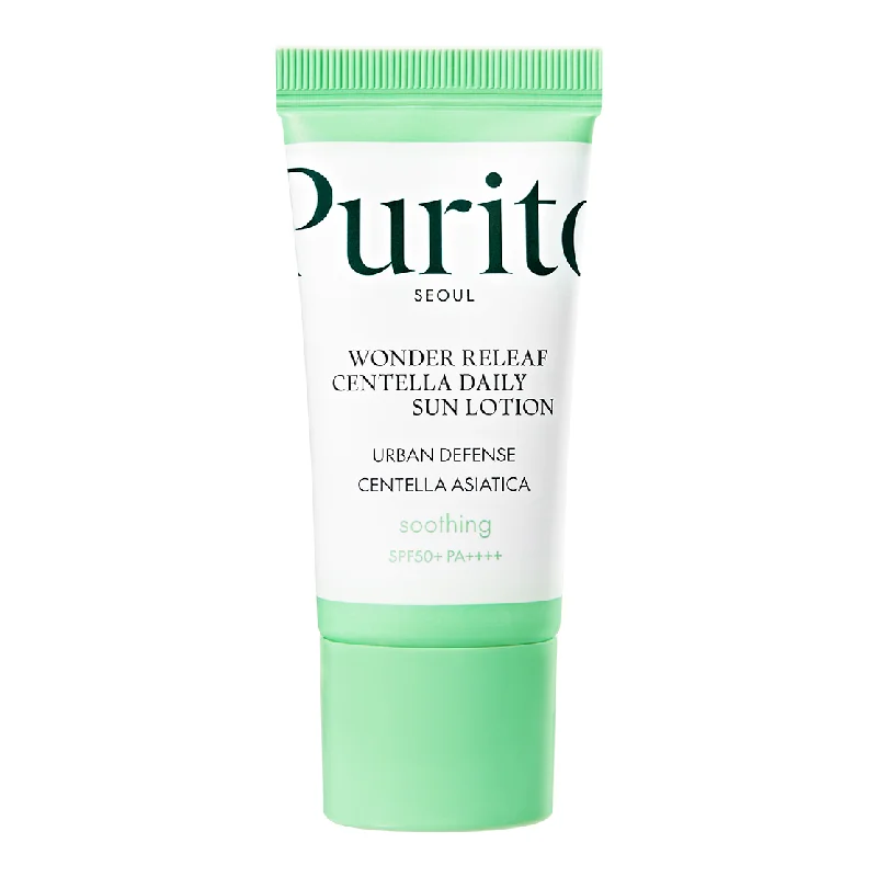 Crema De Fata Wonder Releaf Centella Daily Sun Lotion Mini SPF 50+ PA++++, 15 Ml, Purito