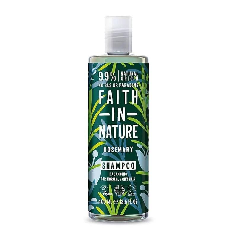 Faith In Nature Sampon Natural Echilibrant Cu Rozmarin, 400 Ml