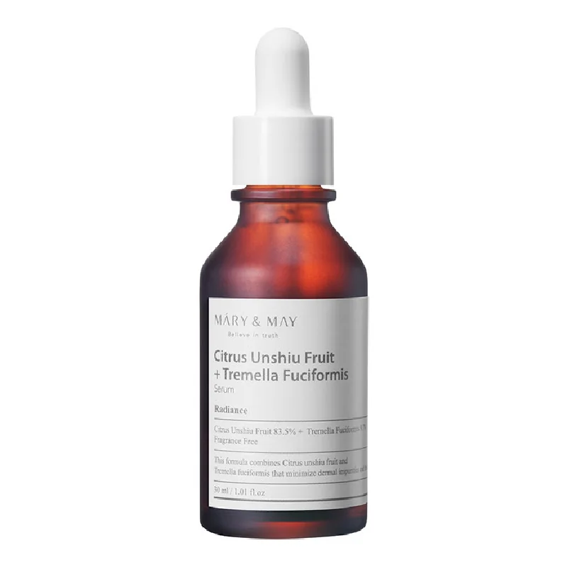 Serum Cu Citrus Unshiu + Tremella Fuciformis, 30 Ml, Mary And May