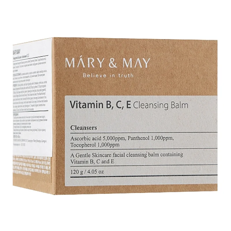 Balsam De Curatare Cu Vit. B, C și E, 120g, Mary And May