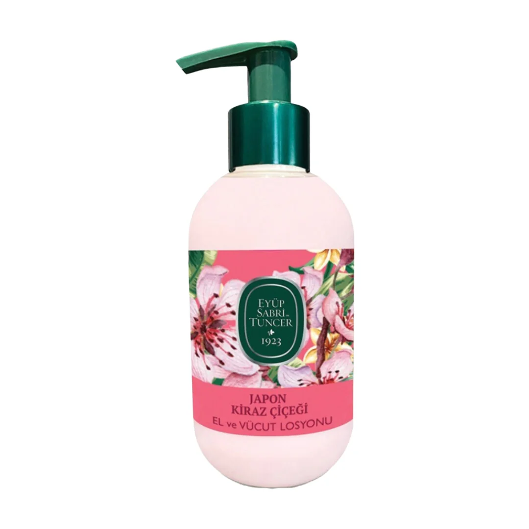 Lotiune De Maini Si Corp Cu Ulei Natural De Masline Japanese Cherry Blossom 280ml, Eyup