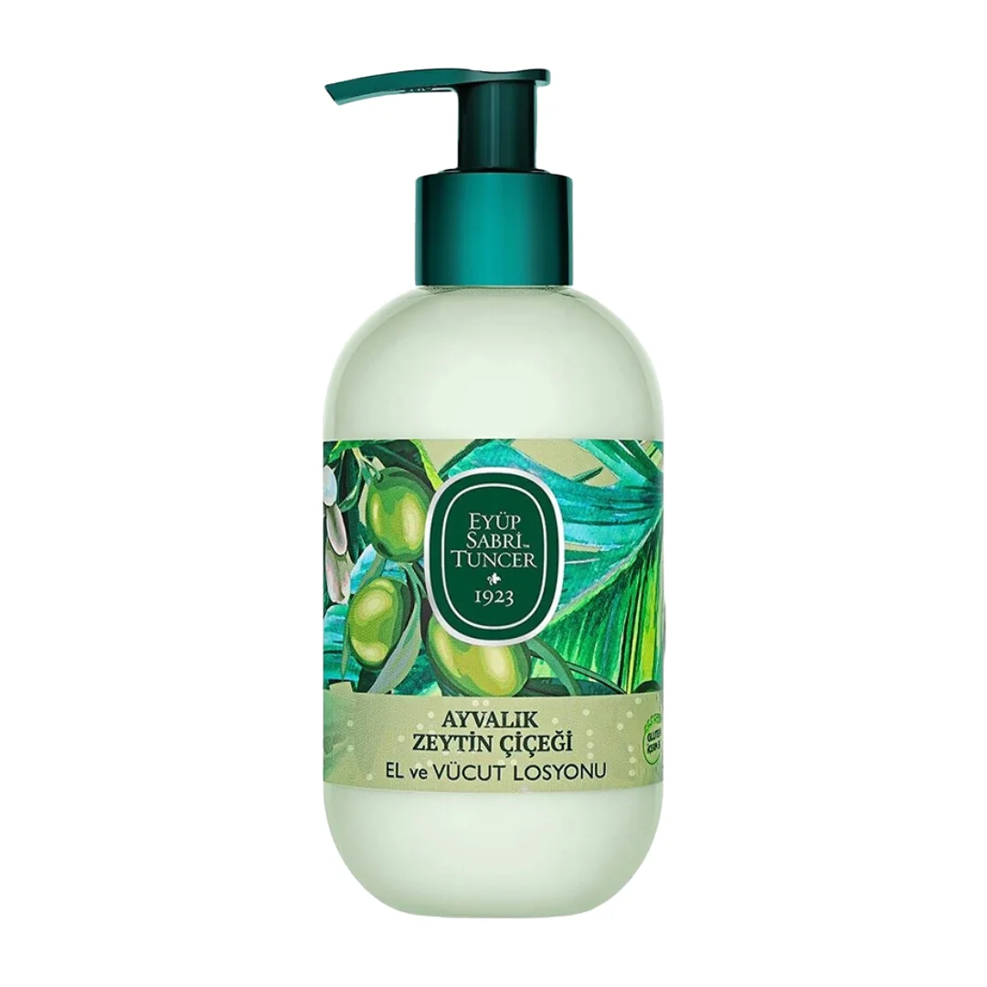 Lotiune De Maini Si Corp Cu Ulei Natural De Masline Ayvalik Olive Blossom 280 Ml, Eyup