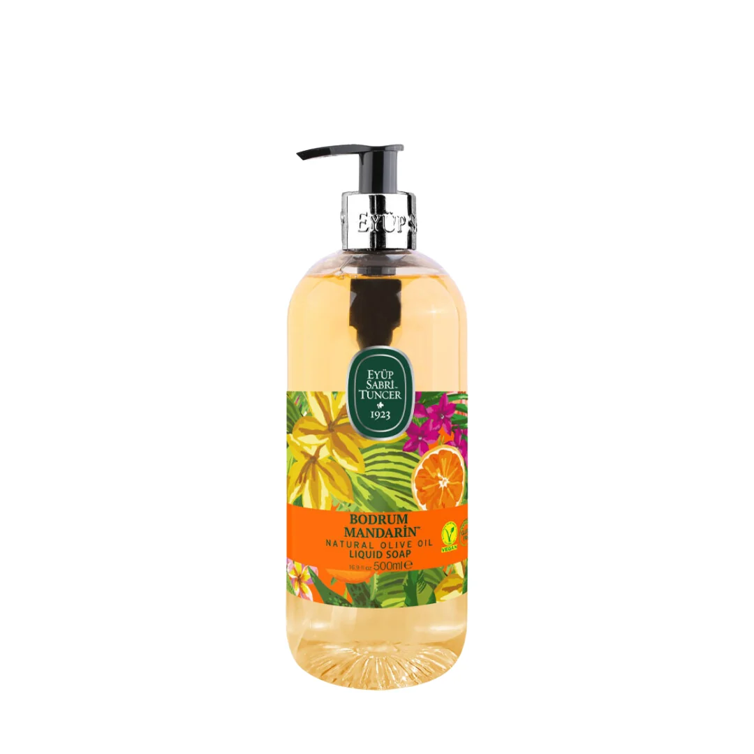 Sapun Lichid Cu Ulei Natural De Masline Bodrum Mandarin 500 Ml, Eyup Sabri Tuncer