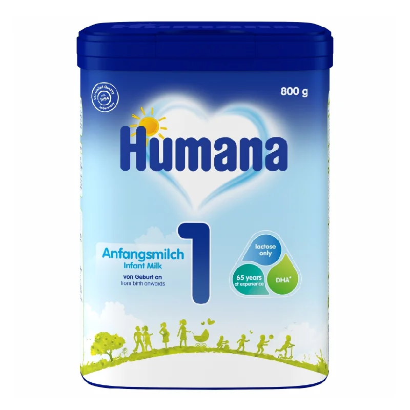 Formula De Lapte De Inceput 1, +0 Luni, 800 G, Humana