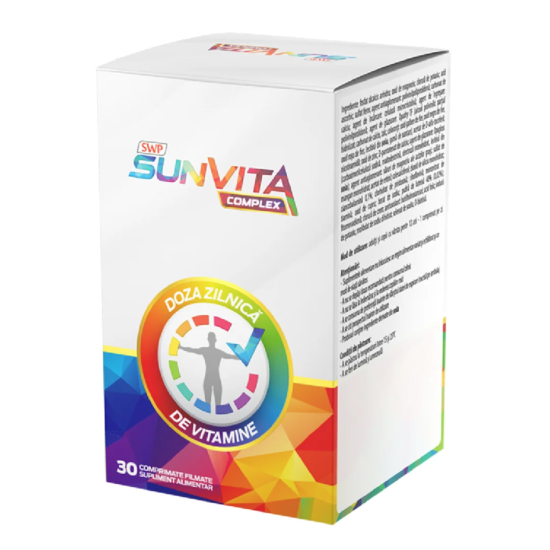 Sunvita Complex, 30 Comprimate, Sun Wave Pharma