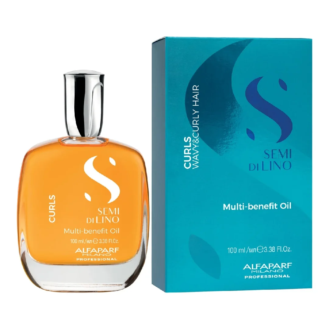 Ulei Tratament Pentru Definirea Buclclelor Semi Di Lino Curls Multi-Benefit, 100 Ml, Alfaparf