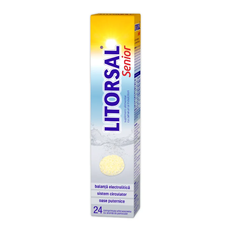 Litorsal Senior, 24 Comprimate Efervescente, ZDROVIT