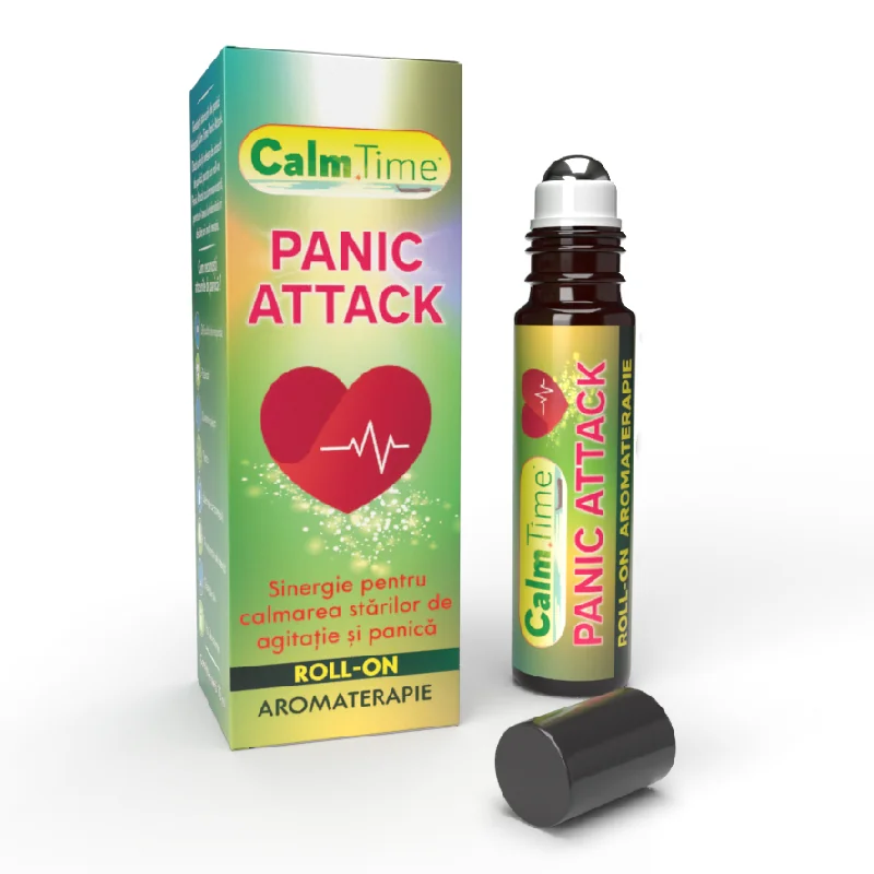 CalmTime Panic Attack Roll-On, 10 Ml, Uz Aromaterapie, Justin Pharma