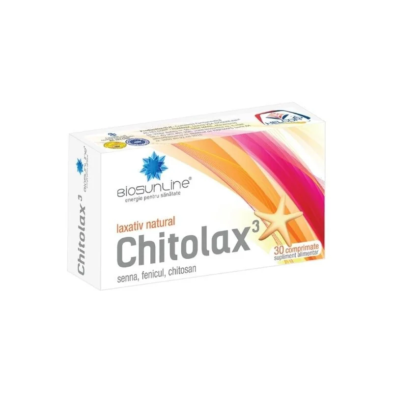 Chitolax, 30 Comprimate, Helcor