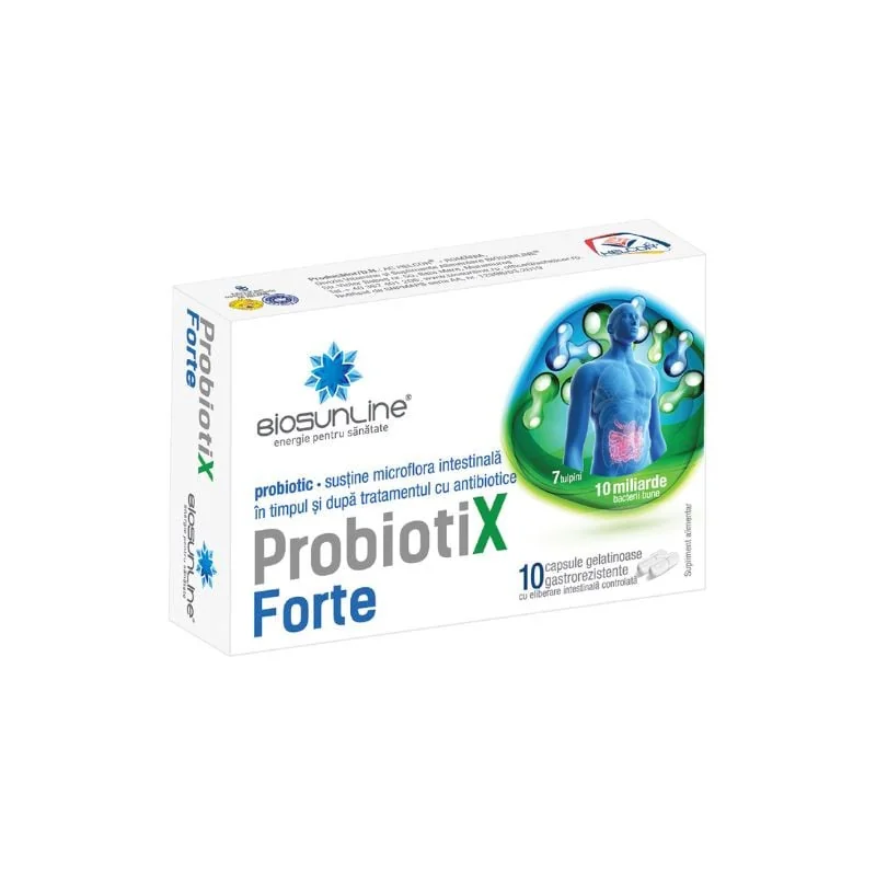 Probiotix Forte, 10 Capsule, Helcor