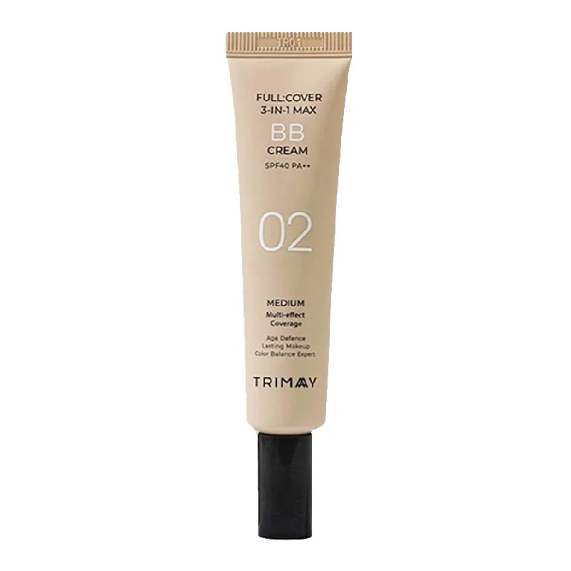 Crema Coloranta Bb Cream Spf40 Pa++ Full Cover 3-In-1 Max, Medium, 30 Ml, Trimay