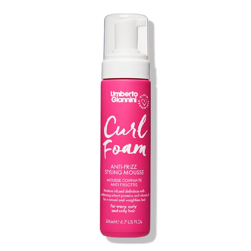 Spuma Modelatoare Anti-Frizz Pentru Par Cret, Curl Foam, 200 Ml, Umberto Giannini