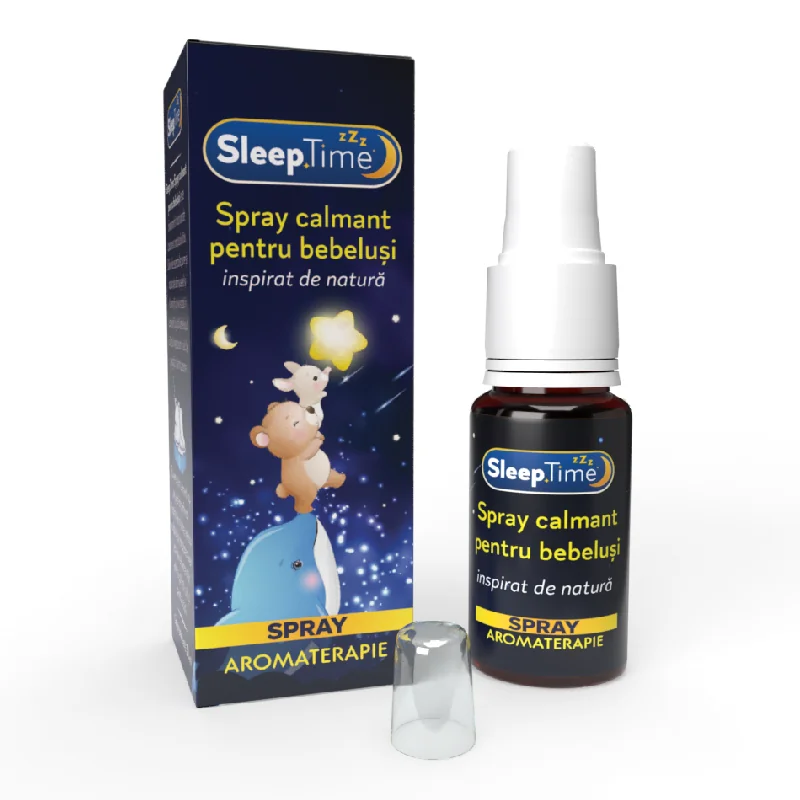 Spray Aromaterapie Sleeptime Kids, 30 Ml, Justin Pharma