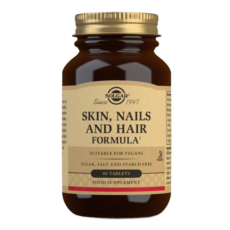 Skin Hair And Nails, 60 Tablete, Solgar
