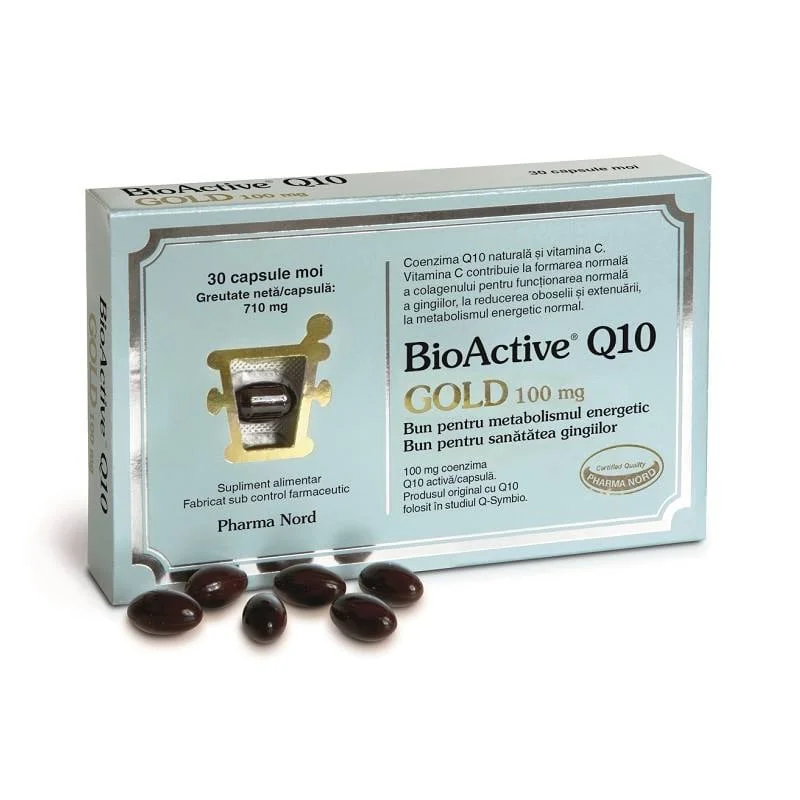 Bio Active Q10 Gold 100 Mg, 30 Capsule Moi, Pharma Nord