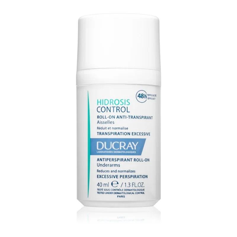 Ducray Hidrosis Control Roll-On Anti-Perspirant, 40 Ml