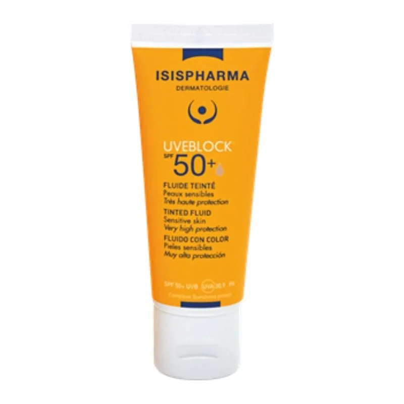 Tinted Fluid Spf50+ UVEBLOCK Fluid Nuantator, 40Ml, IsisPharma