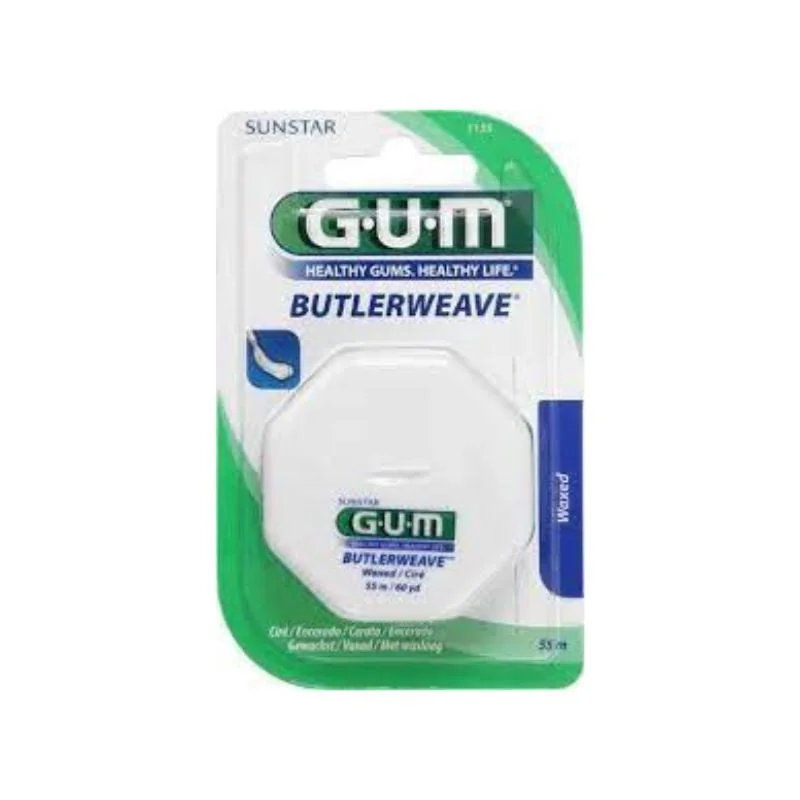 Ata Dentara Butlerweave Waxed, 55 M, Sunstar Gum