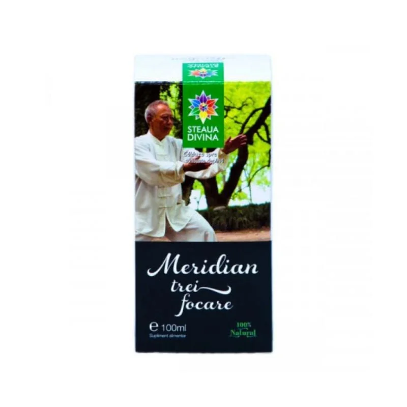 Tinctura Meridian Trei Focare, 100 Ml, Steaua Divina