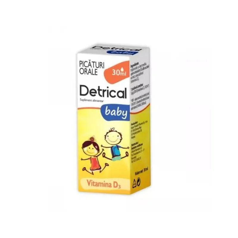 Detrical Baby Picături Orale, 30 Ml, Zdrovit