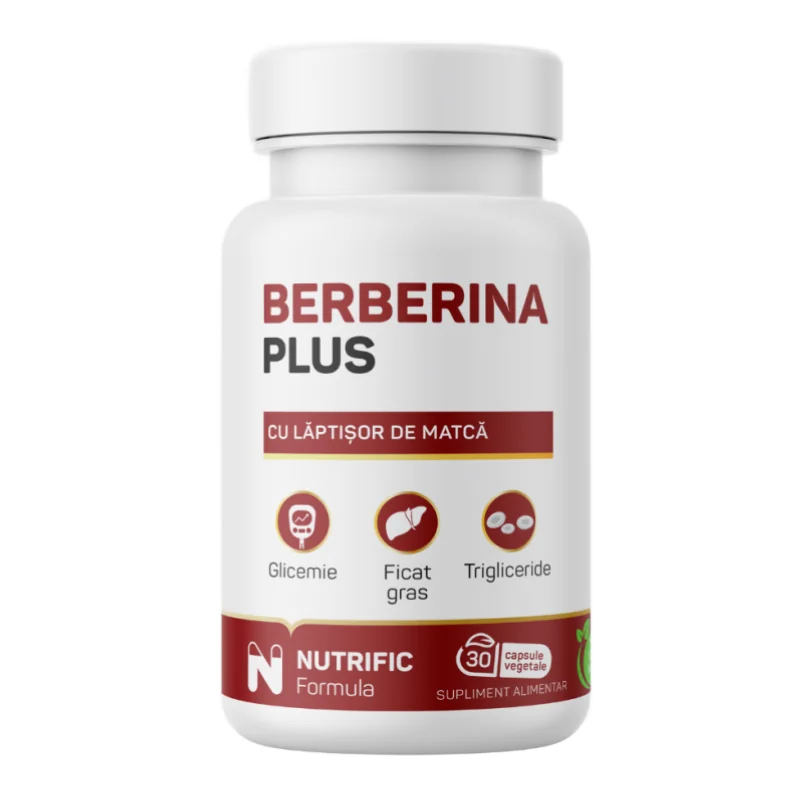Berberina Plus 500mg, 30 Capsule Vegetale, Nutrific