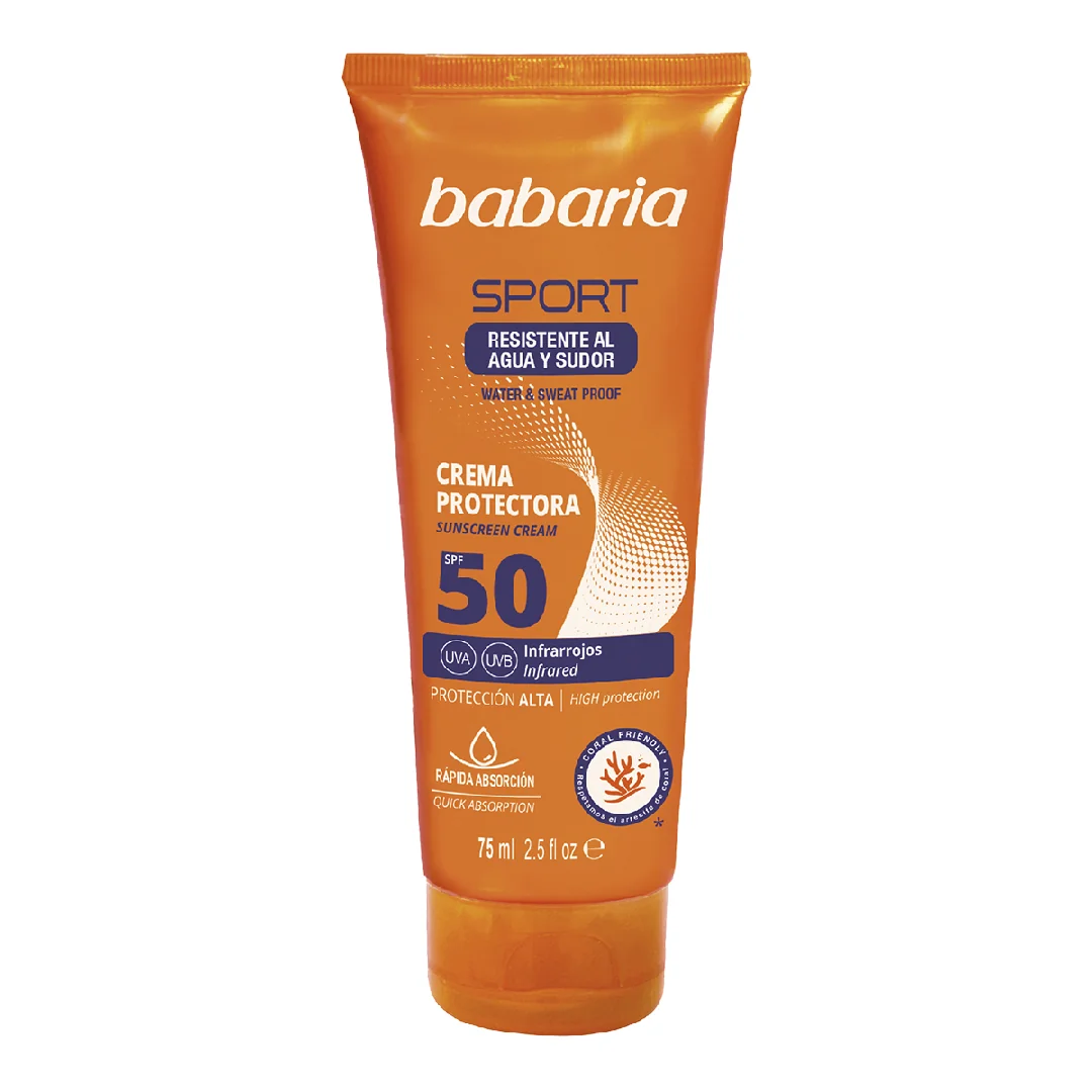 Crema Cu Spf 50 Sport Sun Cream, 75 Ml, Babaria
