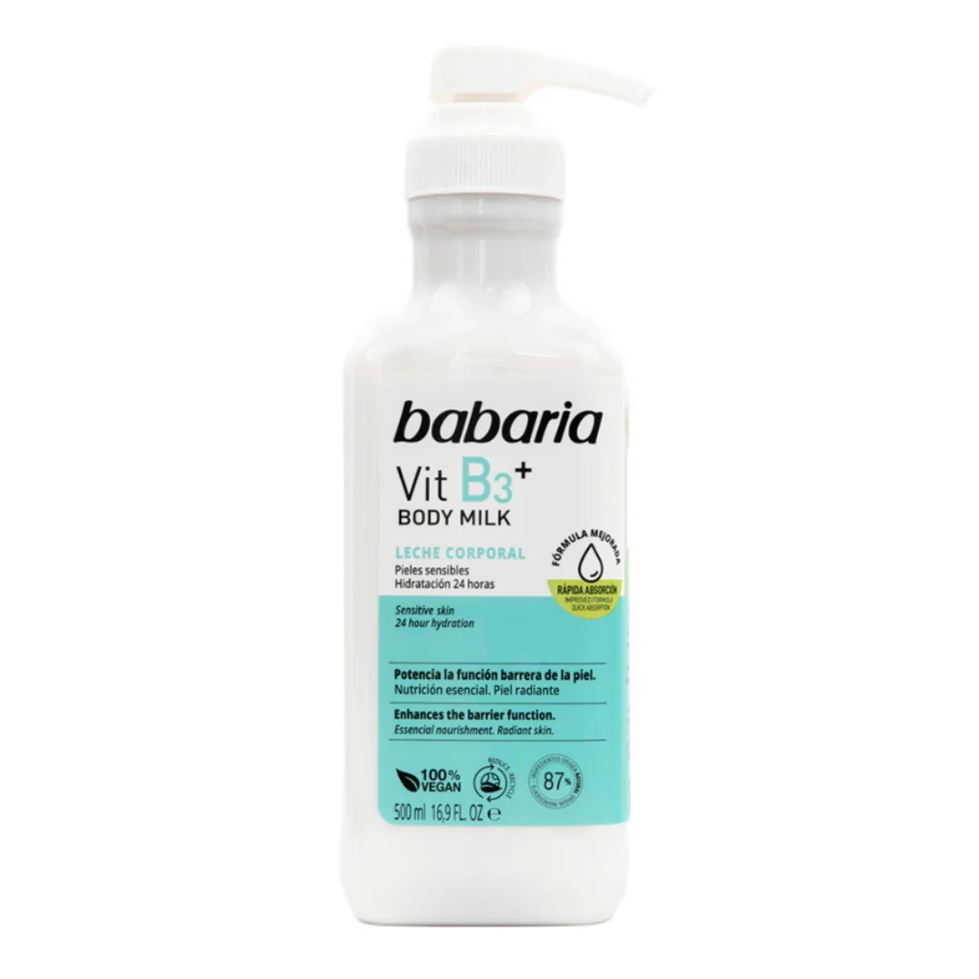 Lapte De Corp Cu Vitamina B3, 500 Ml, Babaria