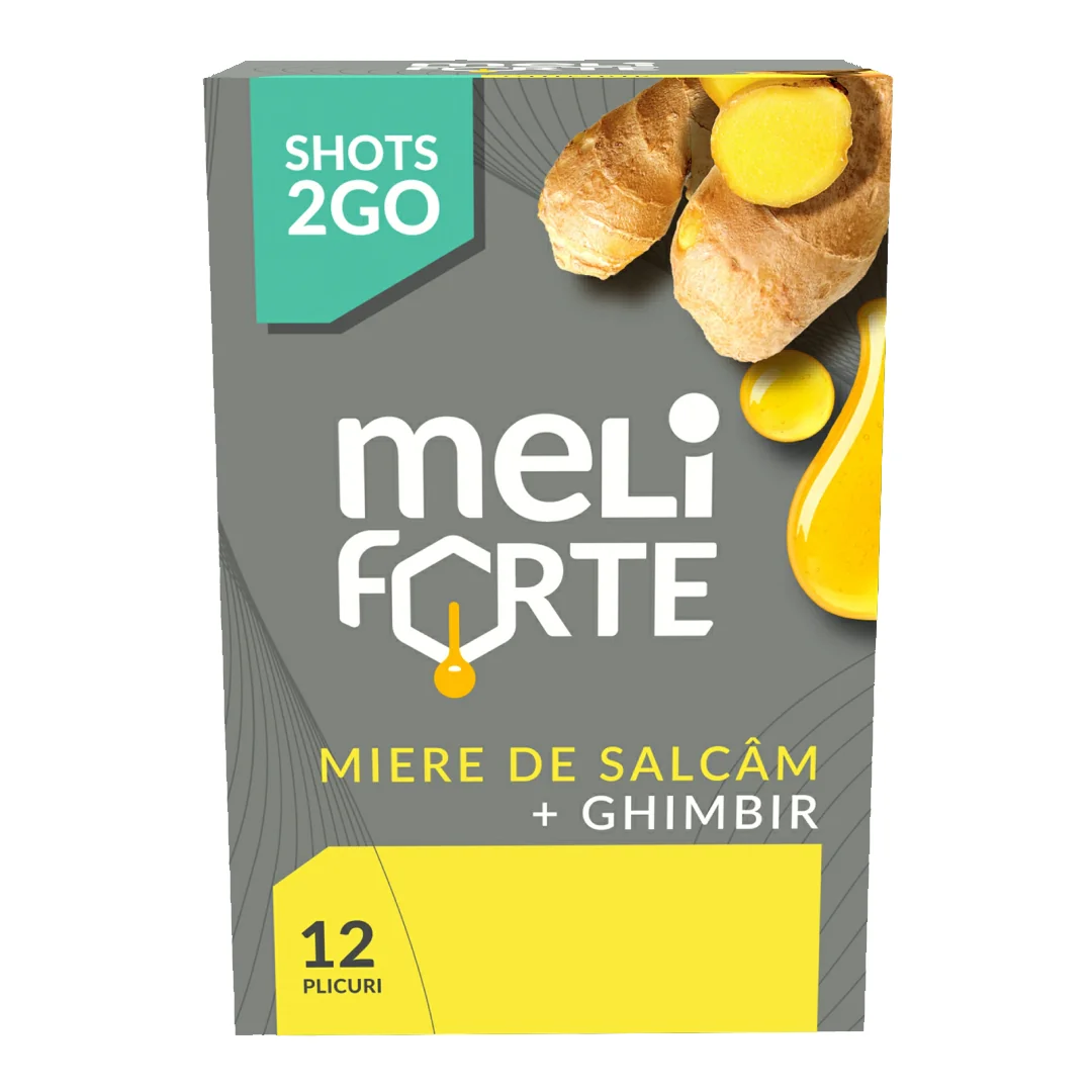 Miere De Salcam Cu Ghimbir, 12 Plicuri, Meliforte