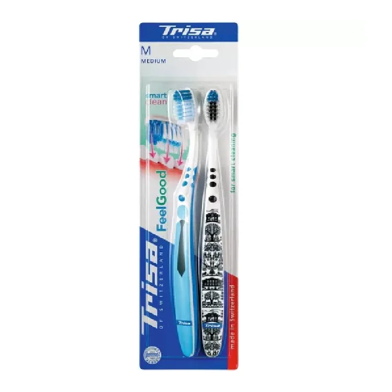 Periute De Dinti Feel Good Smart Clean Duo Medium, Trisa
