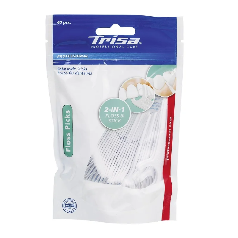 Ata Dentara Cu Scobitoare Floss Picks, 40 Bucăți, Trisa