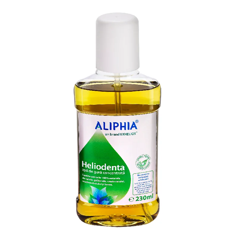 Apa De Gura Concentrata Heliodenta, 230 Ml, Aliphia