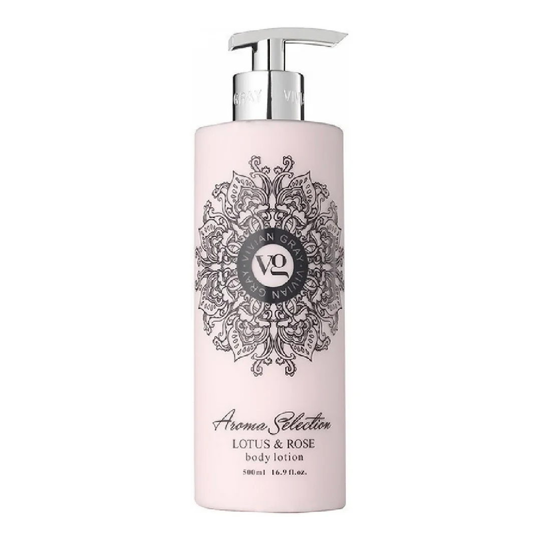Lotiune De Corp Lotus & Rose, 500 Ml, Vivian Gray