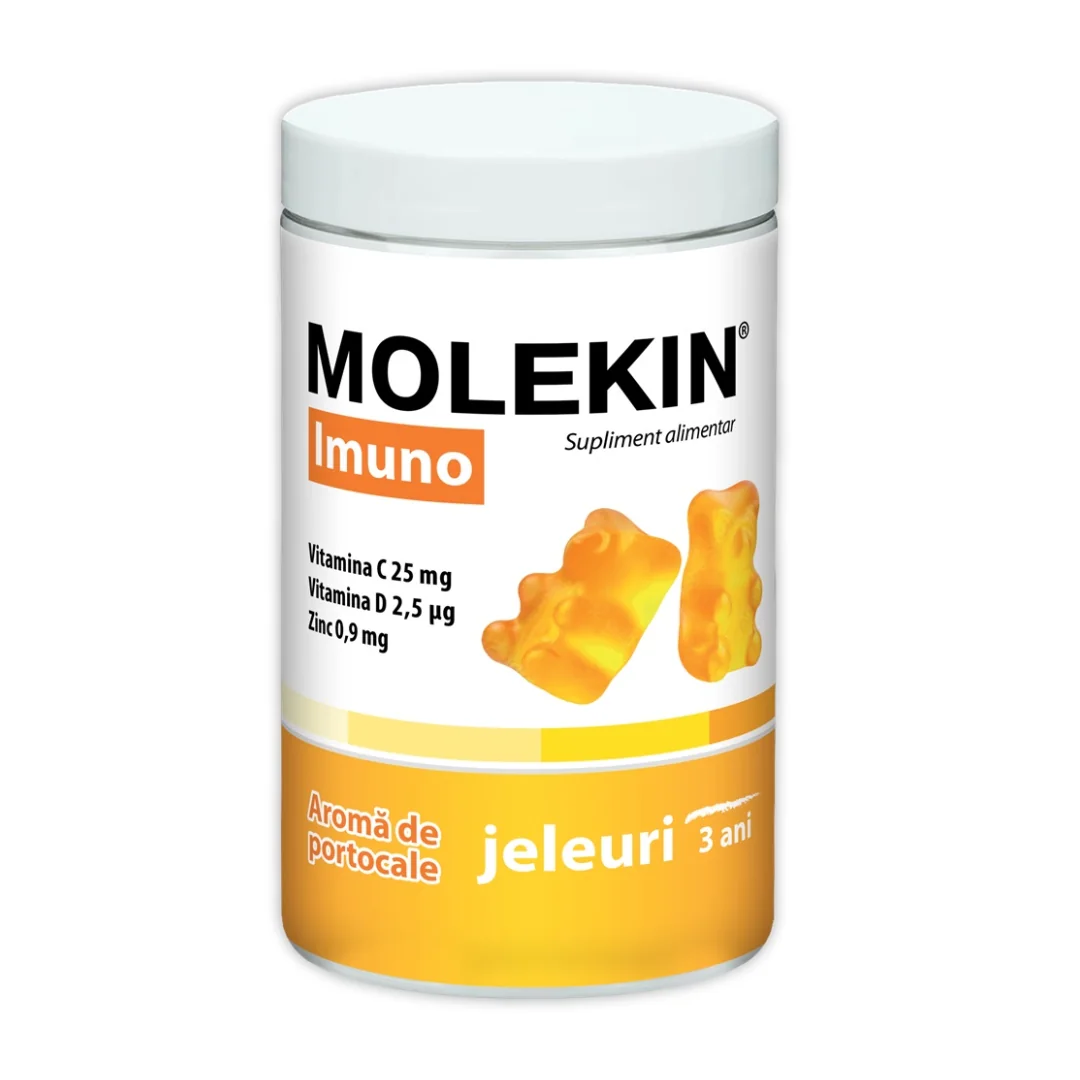 Molekin Imuno 3 Ani+, 60 Jeleuri Gumate, Zdrovit
