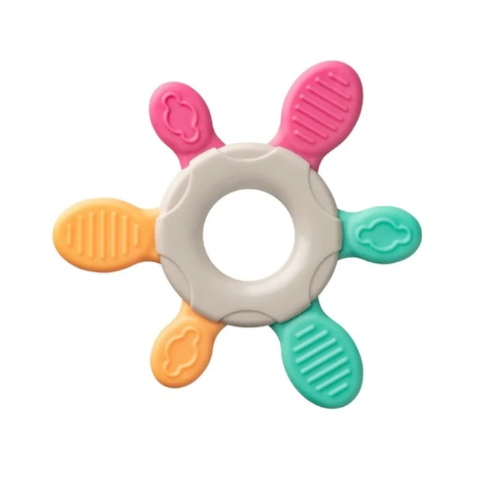 Inel Pentru Dentitie Din Silicon, +3 Luni, 1 Bucata, Baby Nova
