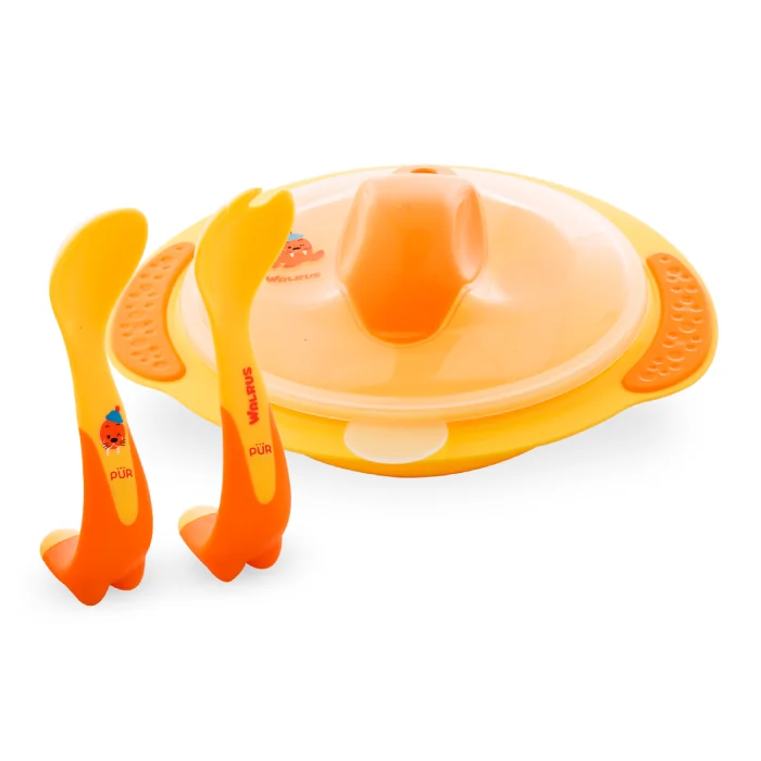 Set Boluri In Forma De Morsa Cu Tăcamuri, Galben, Pur