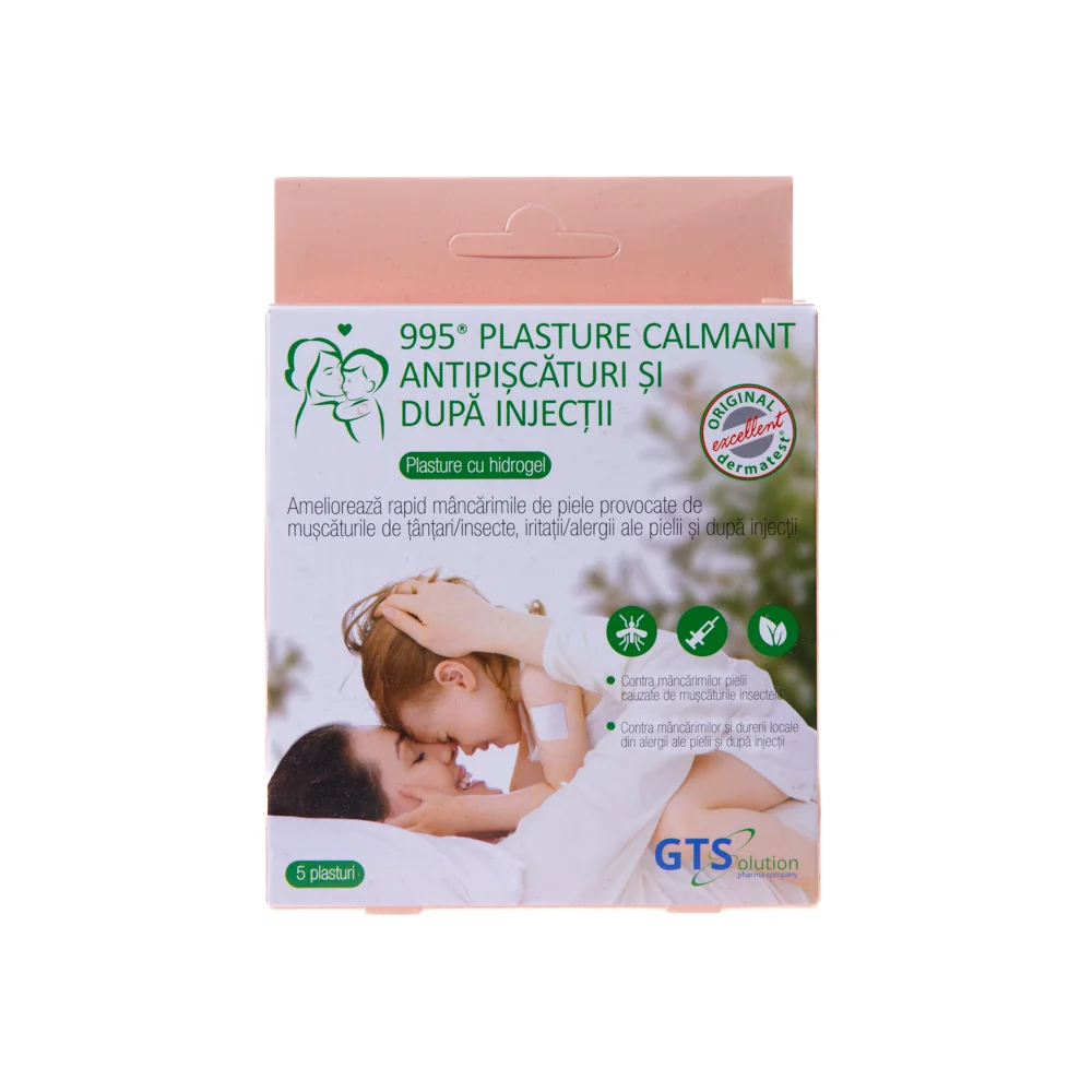 Plasture Calmant Antipiscături Și După Injecții, 5 Bucăți, Wooshin Labottach