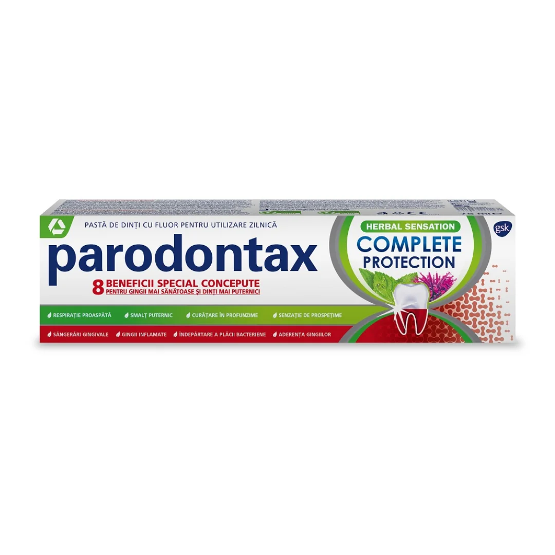 Pasta De Dinti Complete Protection Herbal Sensation, 75 Ml, Parodontax